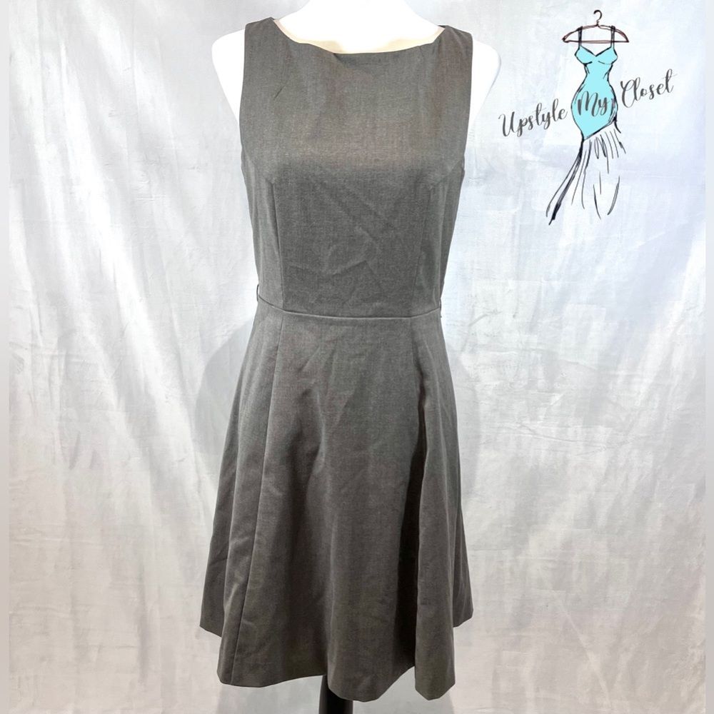 H&M gray aline dress size 8